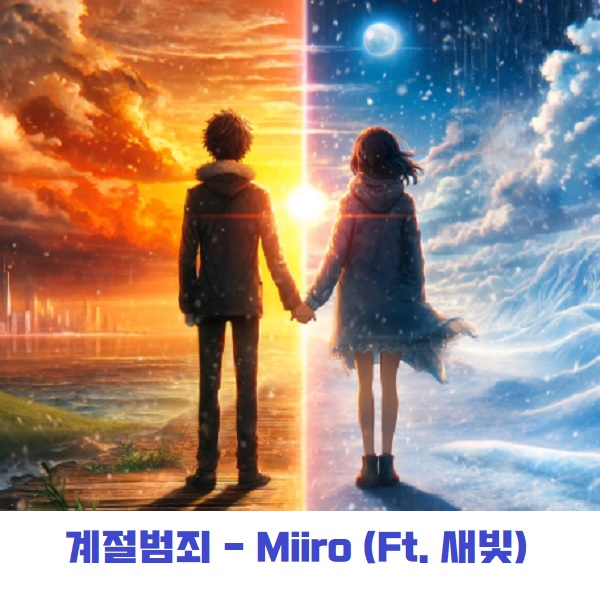 계절범죄 - Miiro 미로 (Feat. 새빛) 인디음악 인디가수 노래 가사 뮤비 곡정보 J-POP J팝 느낌나는 한국노래