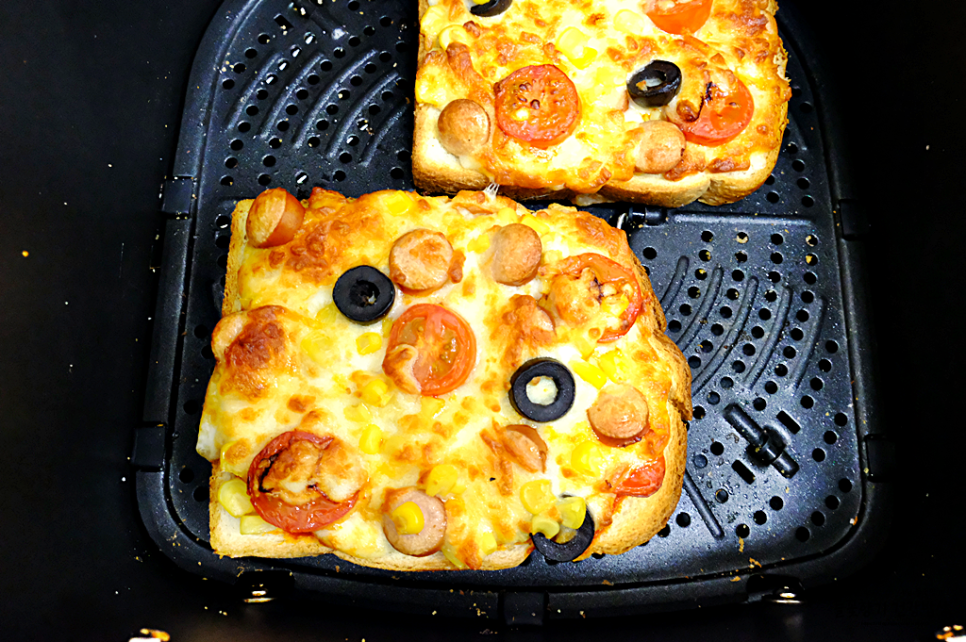 에어프라이어 식빵피자 만들기 피자토스트 피자빵 만들기
