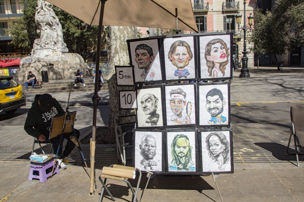 바르셀로나 람블라스 거리 : 남유럽 일주 - 28