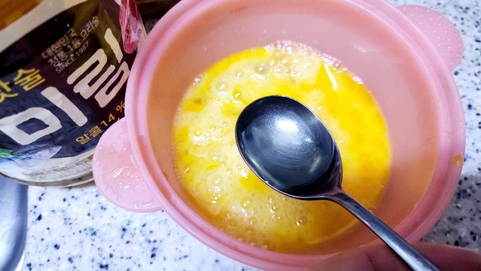 간단한 아침메뉴 전자레인지 요리 전자렌지 계란찜 만드는법 계란찜 물비율