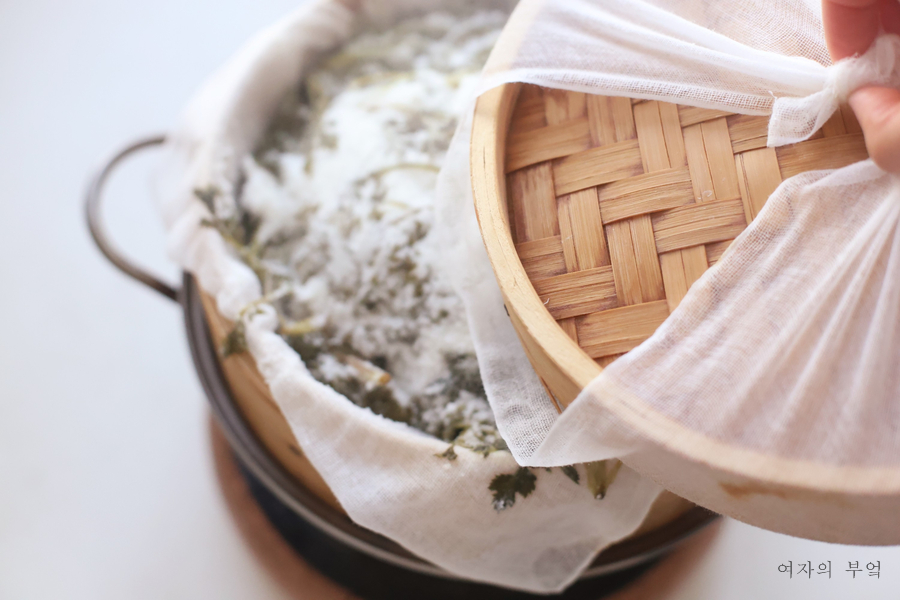 쑥버무리 만드는법 쌀가루 쑥설기 쑥떡 만들기 쑥털털이 하는법