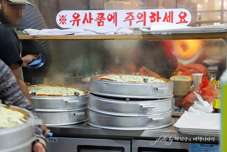 속초 중앙시장 주차장 술빵 먹거리 속초 소품샵 등