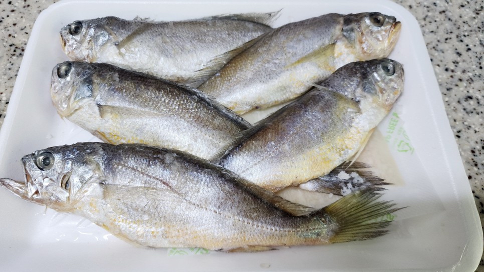 생선굽기 조기굽는법 에어프라이어 조기구이 조기손질법 생선구이 조기요리