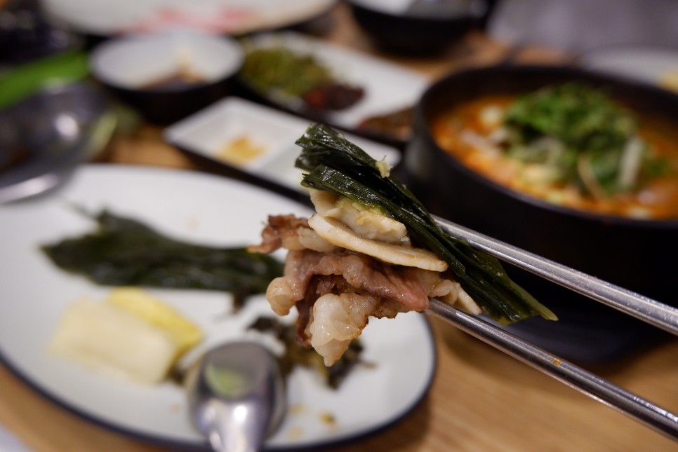 선릉역 한우 맛집 가족외식으로도 좋은 진대감 차돌삼합