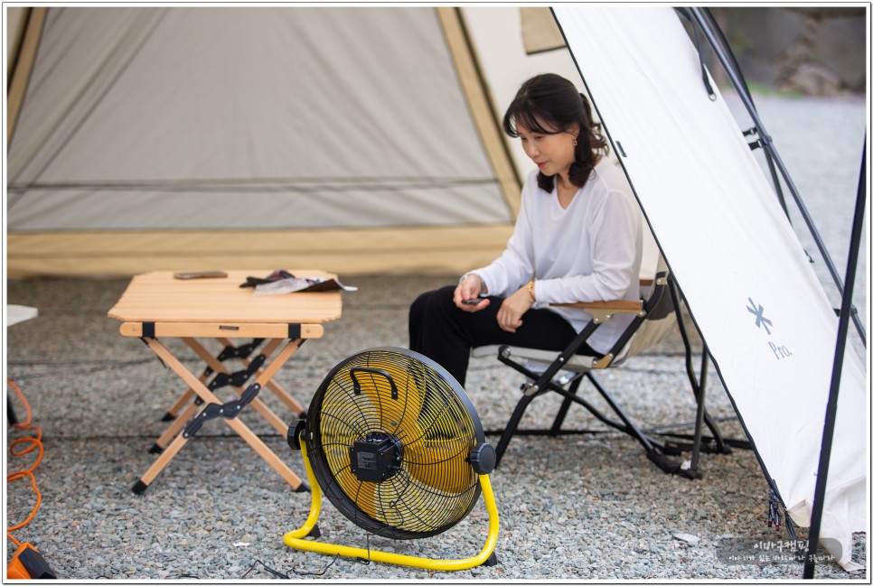 르젠 16인치 캠핑선풍기 조용하고 강력한 BLDC 모터 써큘레이터