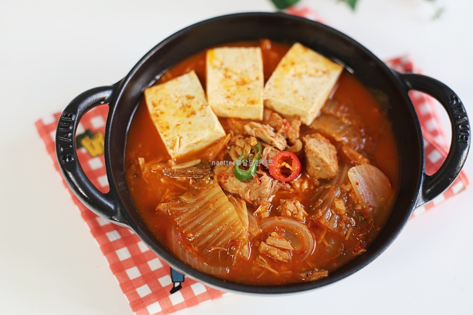 백종원 참치김치찌개 맛있게 끓이는법 김치찌개 레시피