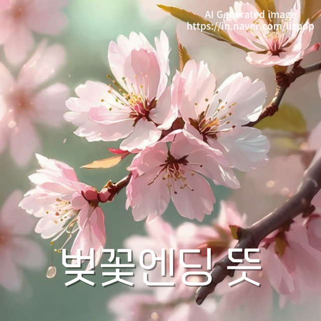 벚꽃엔딩 뜻 가사 봄노래, 벚꽃엔딩 저작권료 수익은?