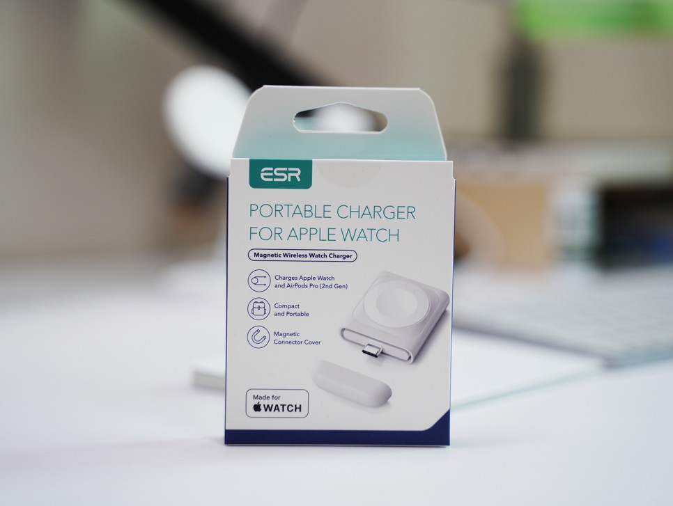 애플워치 휴대용 충전기 ESR 할로락 케이블 필요 없는 충전 독