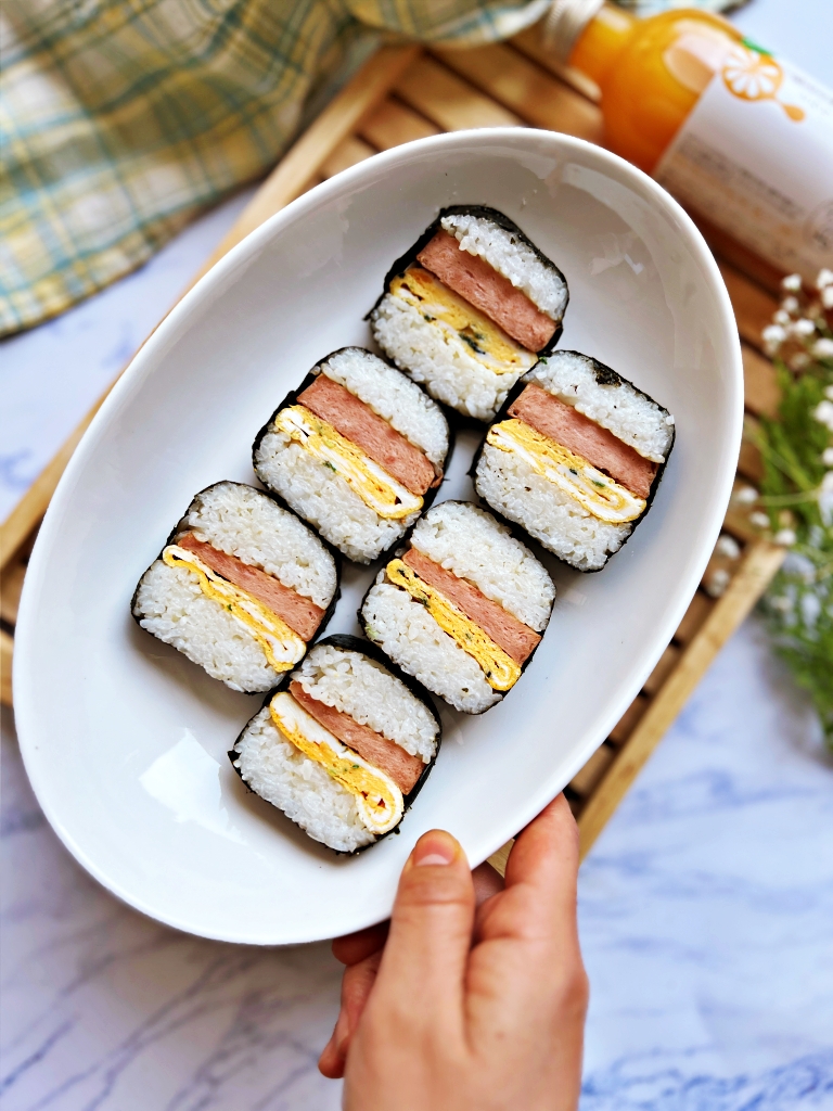 스팸무스비 만들기 사각 스팸김밥 만들기 소풍도시락요리