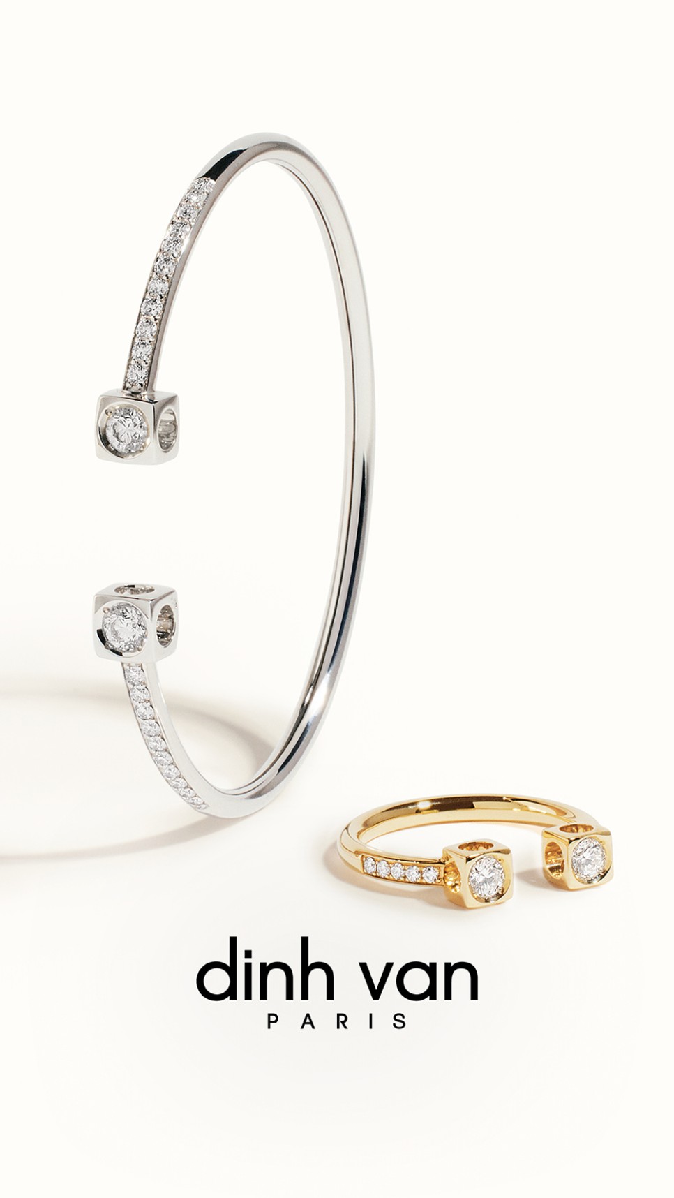 다이아몬드 웨딩링 브랜드 딘반 르 큐브 디아망 컬렉션 데일리로도 좋아!