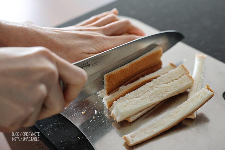 딸기 프렌치토스트 만들기 보통 식빵으로 도톰하게 만드는 법