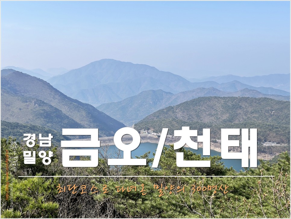 밀양, 금오산 / 양산, 천태산 최단코스