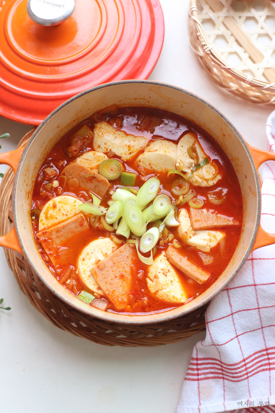 간단 순두부찌개 끓이는법 류수영 스팸 순두부찌개 레시피 양념 재료