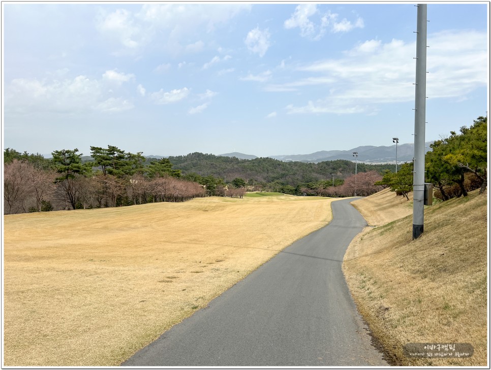 아름다운 풍경 분위기 좋은 경주cc 골프장 벚꽃없는 라운딩 후기
