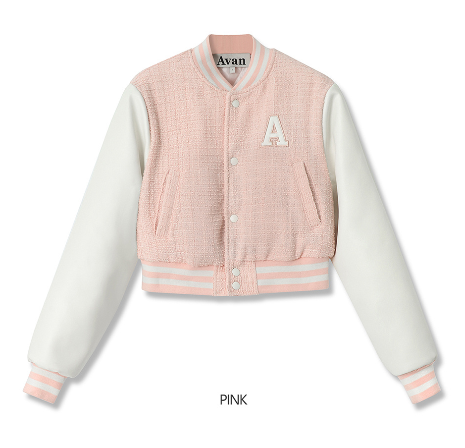 에스파 윈터 난리난 핑크색 여자 봄코디 봄패션 바시티 자켓 가격은?
