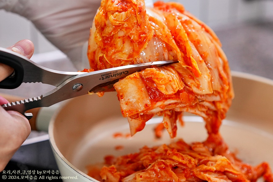 편스토랑 류수영 두부김치 만드는법 볶음김치 신 김치볶음 레시피