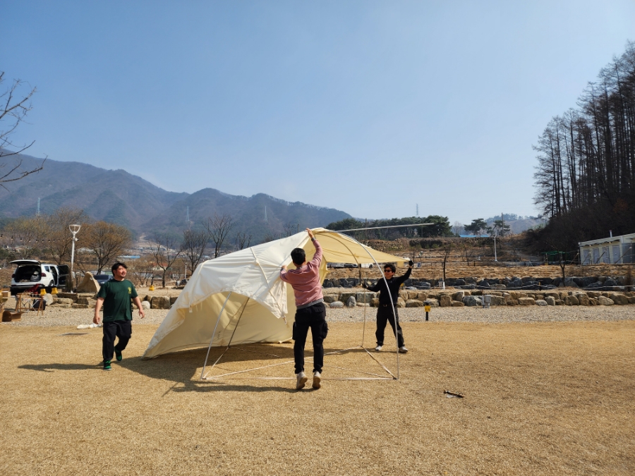 충주 캠핑장 추천 아이와 여성을 위한 캠핑에 바나나