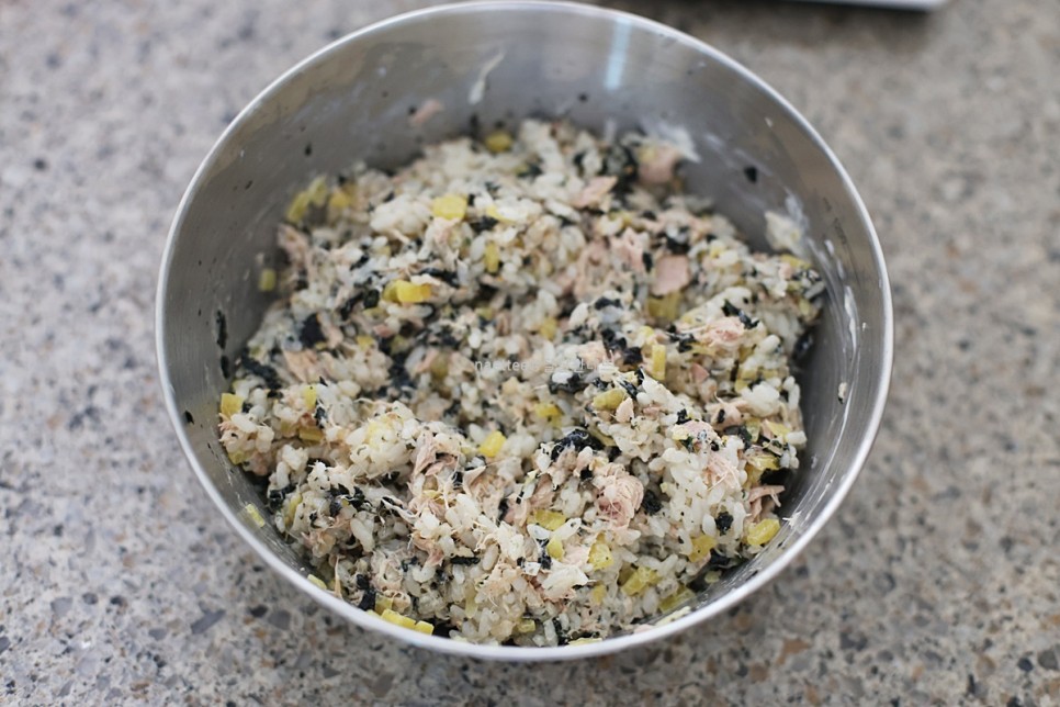 참치마요주먹밥 만들기 참치주먹밥 소풍 도시락