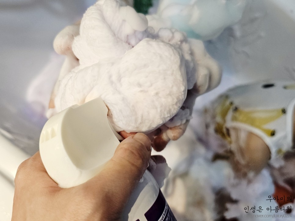 목욕놀이장난감, 유아버블클렌저 슬라임 짐플리키즈 버블건으로 신나게 씻어요 :)