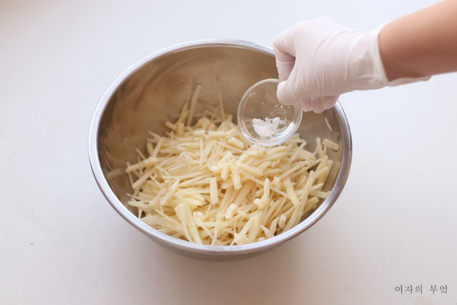 치즈 감자전 만들기 바삭한 백종원 감자채전 레시피 감자요리