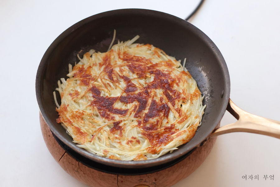 치즈 감자전 만들기 바삭한 백종원 감자채전 레시피 감자요리