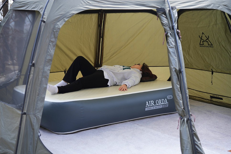 캠핑 에어매트 추천 에어오르다 40cm 텐트 에어매트리스 사용기