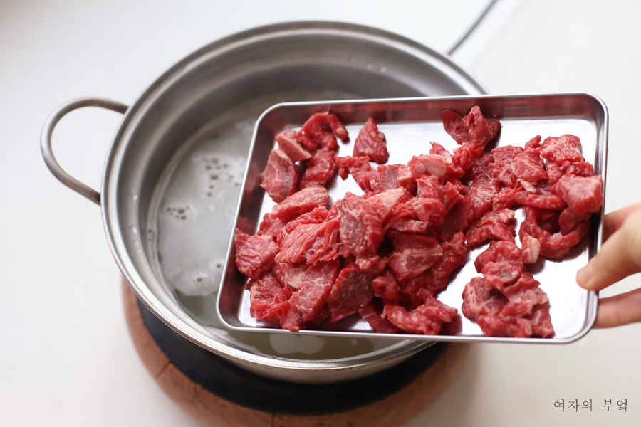 경상도식 소고기무국 끓이는법 소고기콩나물무국 얼큰 소고기뭇국 레시피