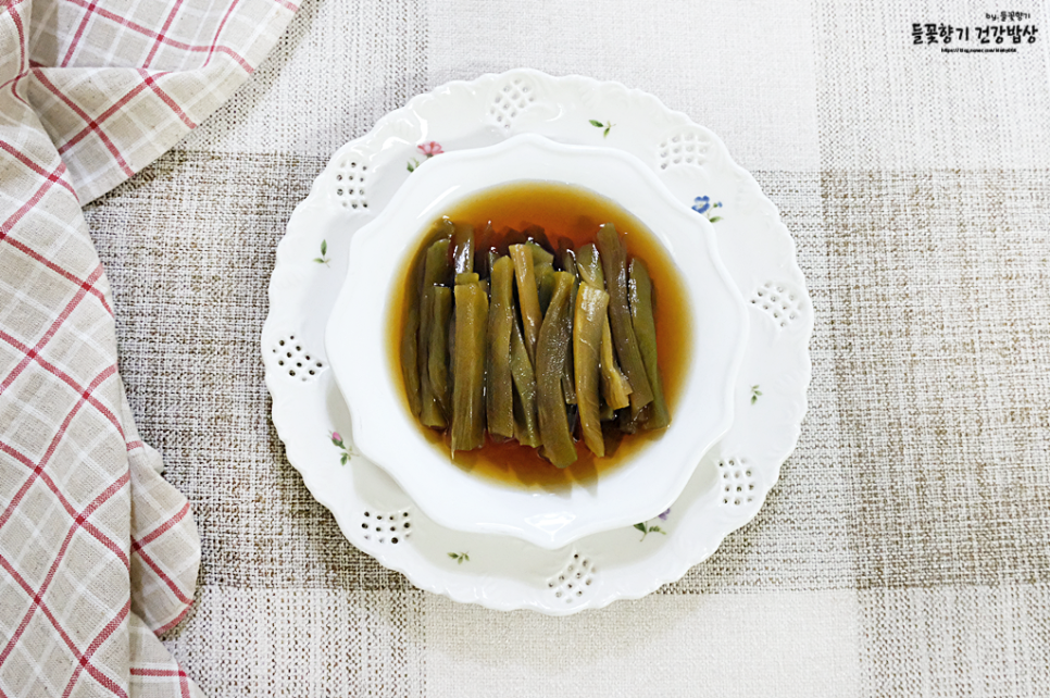 궁채장아찌 만들기 궁채나물 상추대 장아찌 궁채 요리