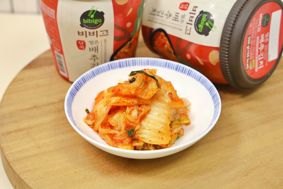 비비고 김치 자취생반찬 간편한 맛김치 내돈내산