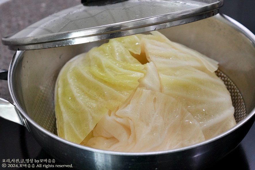 양배추 삶는법 삶는 시간 양배추 찌는법 찌는시간 참치 쌈장 만드는법 만들기