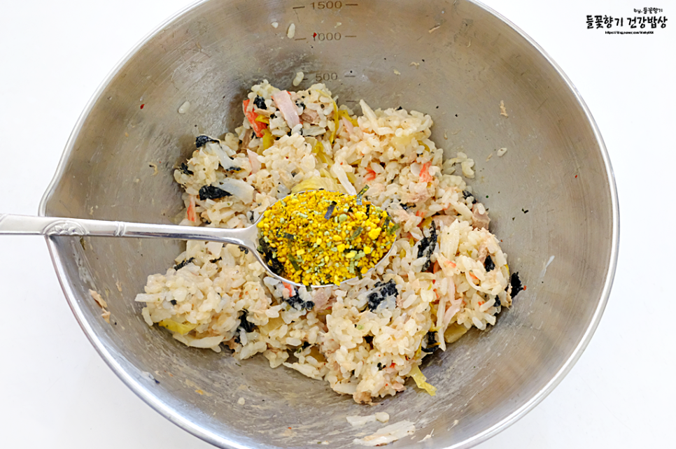 참치마요주먹밥 만들기 참치주먹밥 초등생 소풍 도시락 싸기