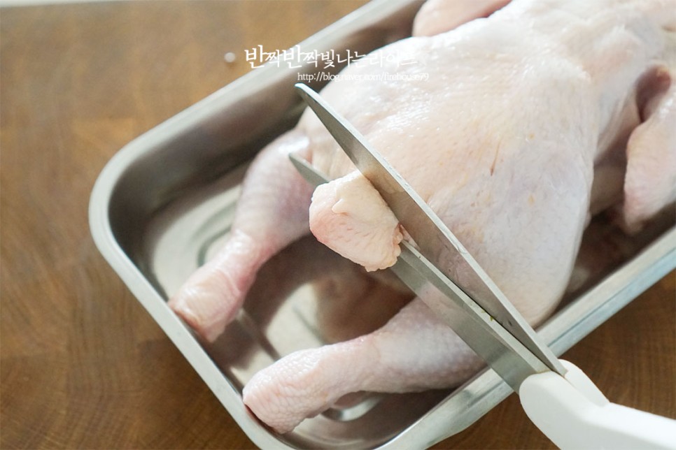 압력솥 삼계탕 끓이는법 삼계탕 재료 닭손질