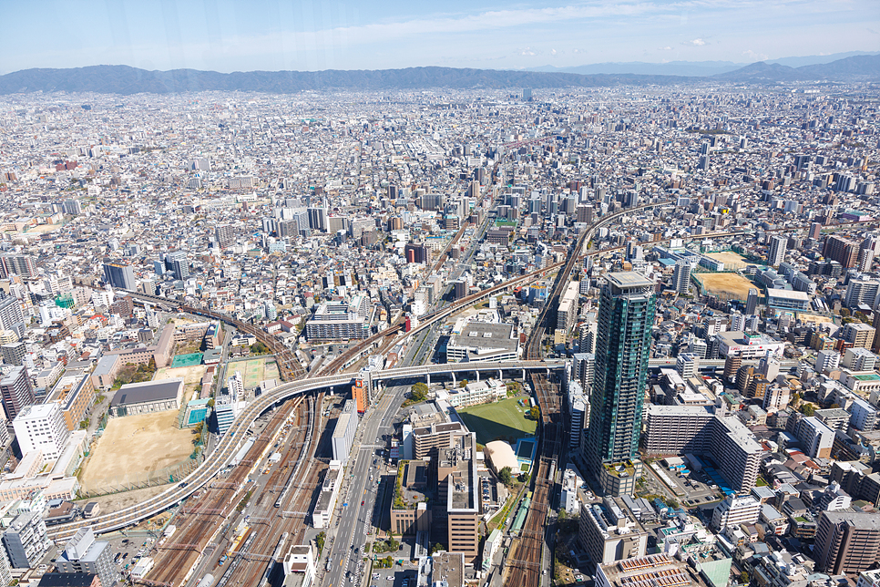 오사카 여행 하루카스300 전망대 입장권과 헬리포트