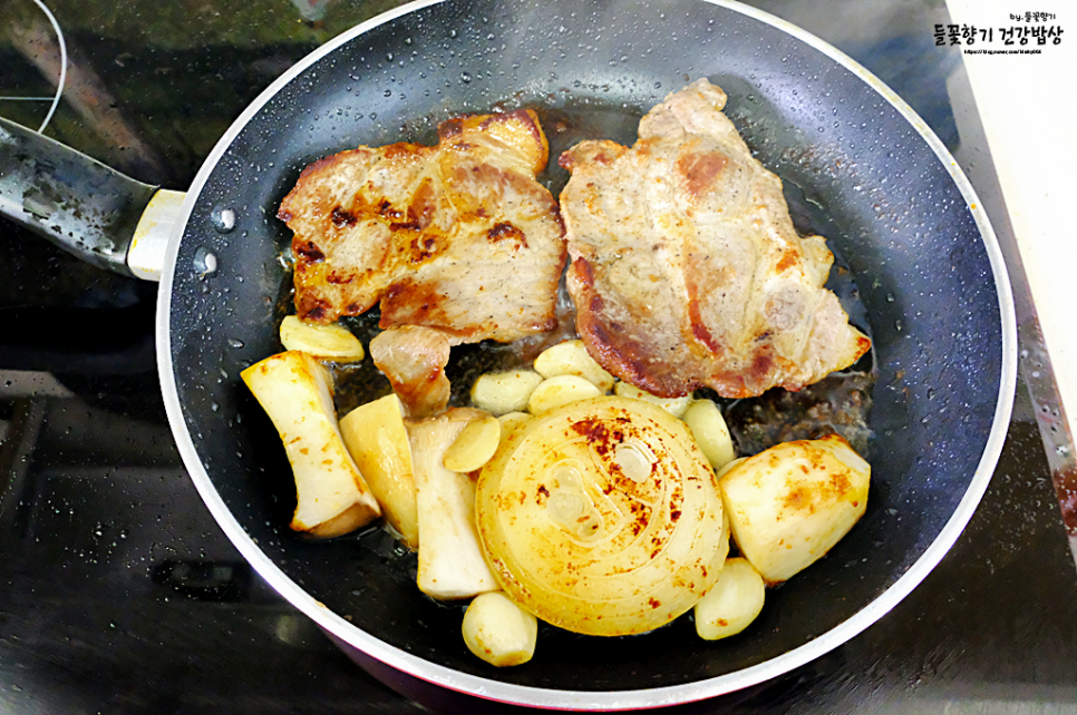 백종원 목살스테이크 만들기 소스 돼지고기 돼지 목살 요리