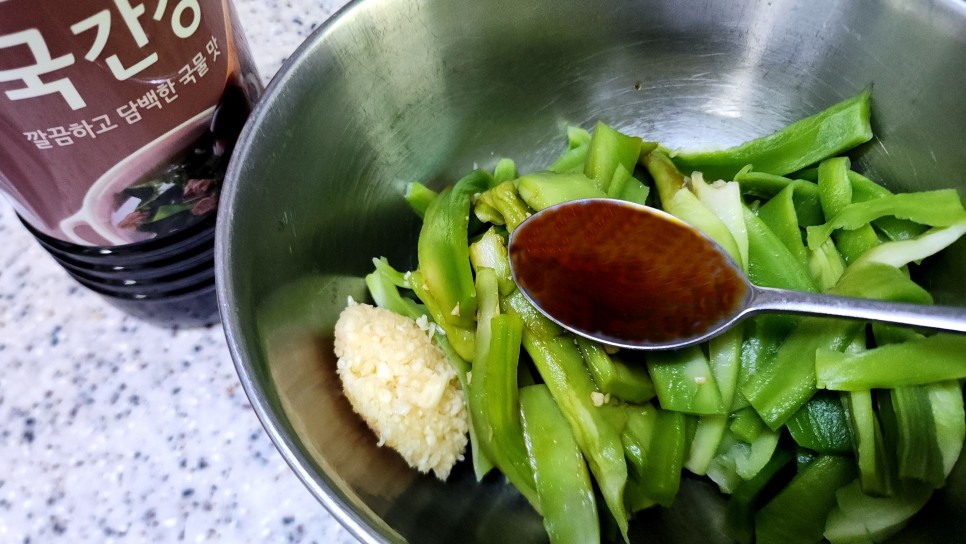 간단한 요리 궁채나물볶음 일주일 밑반찬 만들기 궁채무침 뚱채나물 궁채요리