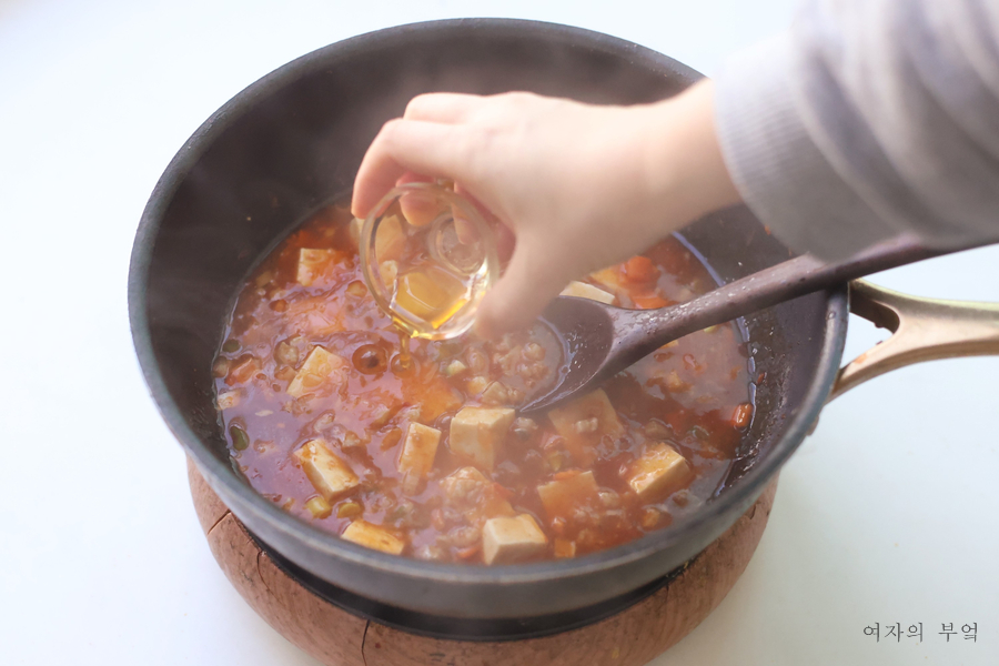 마파두부 레시피 두반장 마파두부 소스 만들기 양념 마파두부덮밥