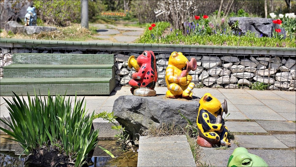 국내 봄 여행지 지금 가볼만한곳 성남 신구대학교 식물원 튤립 4월 꽃구경!