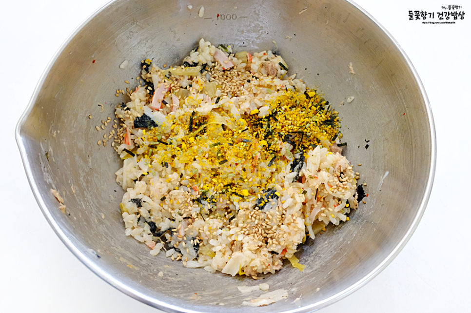 참치마요주먹밥 만들기 참치주먹밥 초등생 소풍 도시락 싸기
