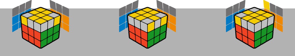 33 큐브 초보 공식 - 6단계 윗면 맞추기