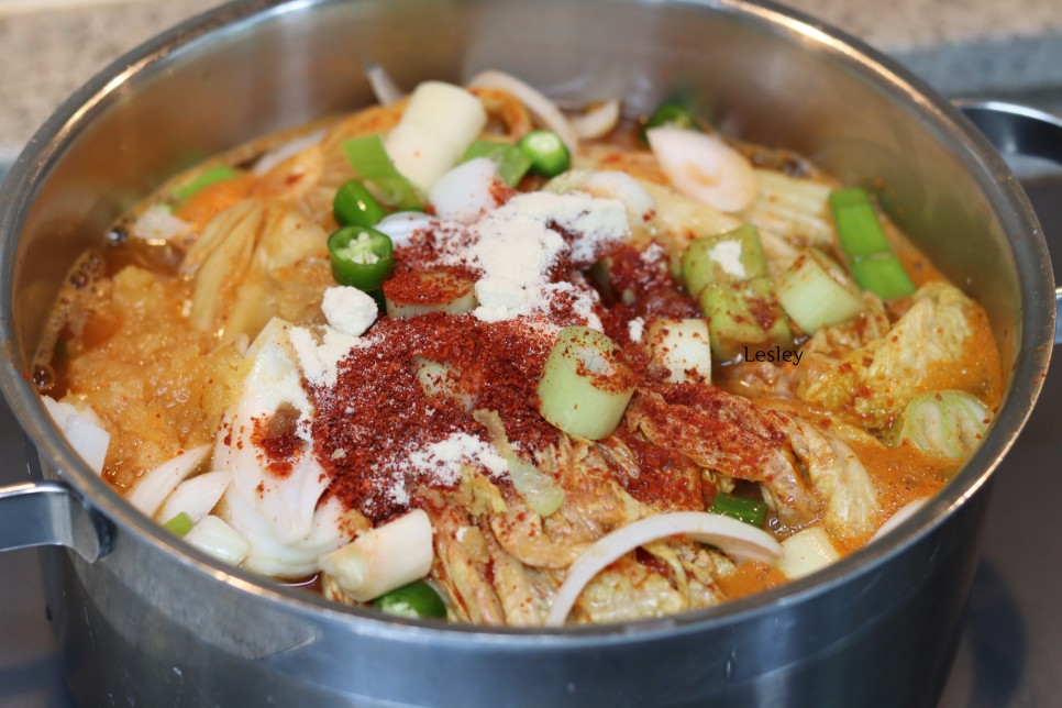 백종원 김치찜 레시피 앞다리살 돼지고기 김치찜 만드는 법