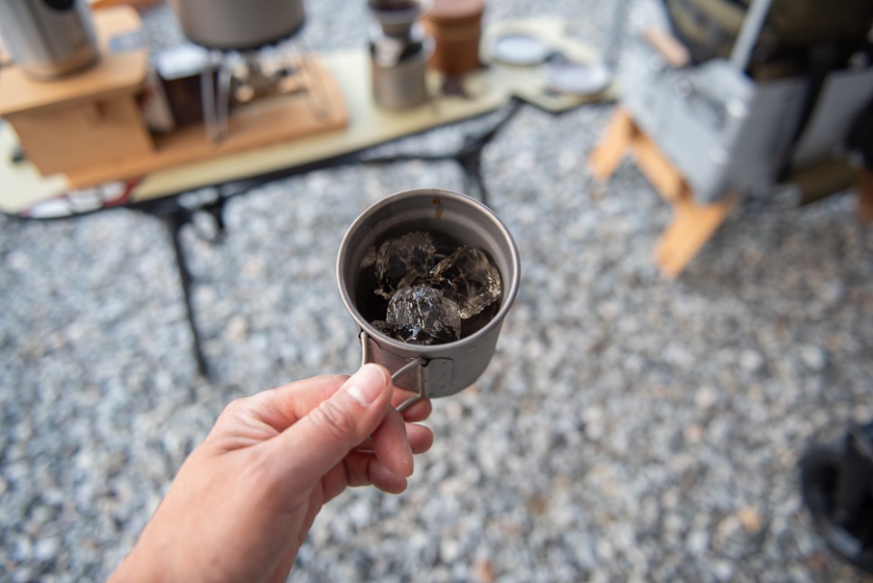 캠핑 커피 드리퍼 세트 티타늄 감성 캠핑장비 추천