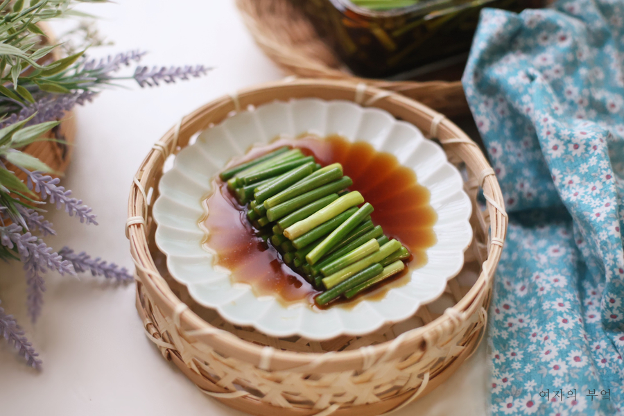 간장 마늘쫑장아찌 담그는법 마늘종장아찌 만들기 마늘쫑 절임 요리