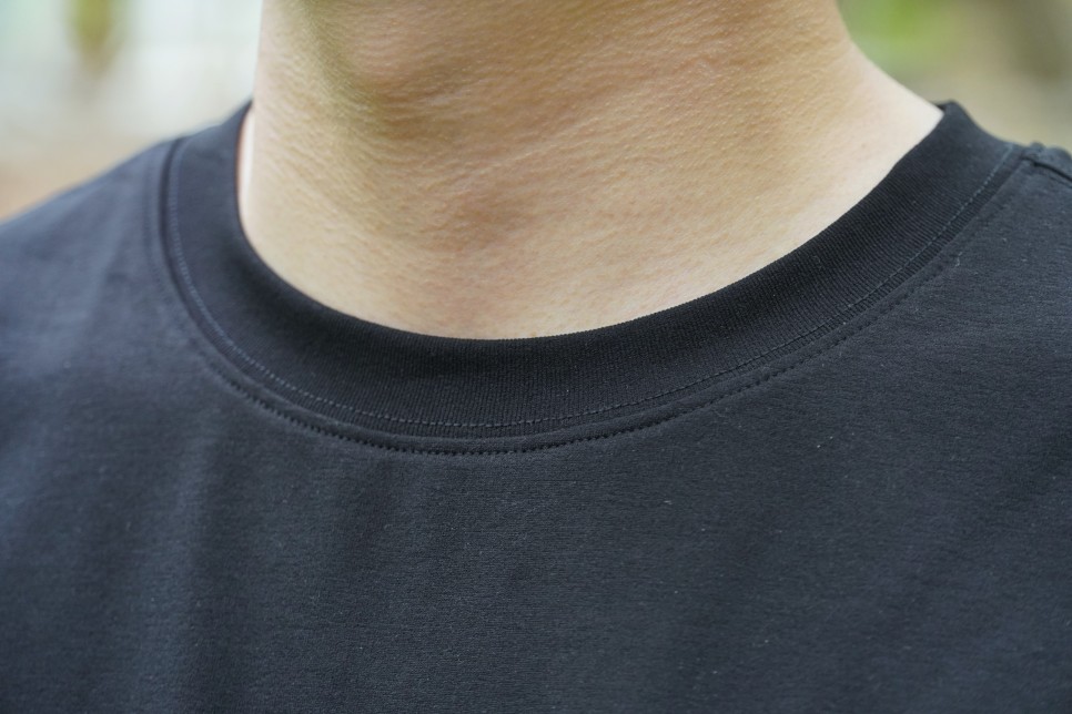 남자 반팔티셔츠 뉴발란스 반팔티 프로즌 냉감티셔츠 착용 후기!