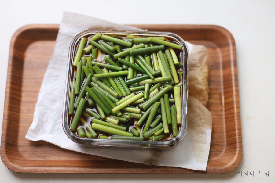 간장 마늘쫑장아찌 담그는법 마늘종장아찌 만들기 마늘쫑 절임 요리