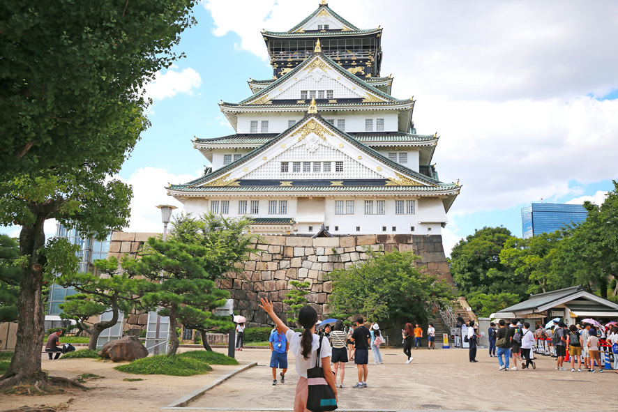 일본 오사카 여행 오사카성 입장료 천수각 입장 시간 가는법