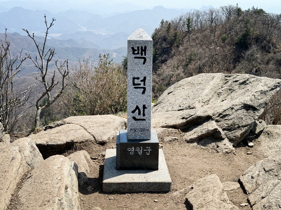 [159] 영월 백덕산 (문재쉼터~사자산~백덕산~임도따라 원점회귀)