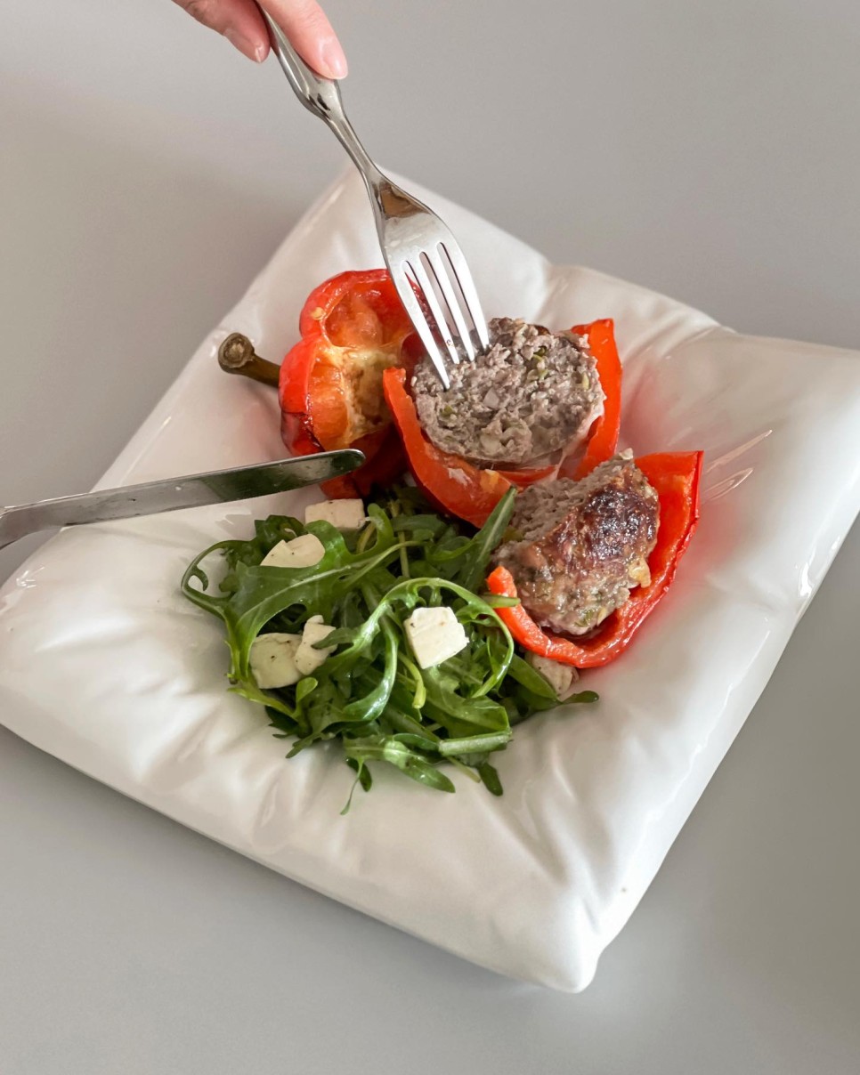 맛있는 신혼 그릇 세트 추천 샐러드보울 디자인 포근해 디너접시