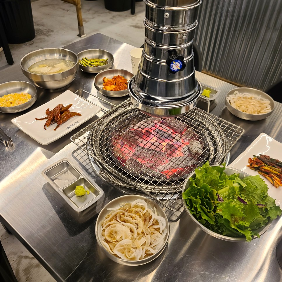 부천시청역 맛집 우대포 깍뚝꽃살 생왕갈비 양념소갈비살 한우육회비빔밥