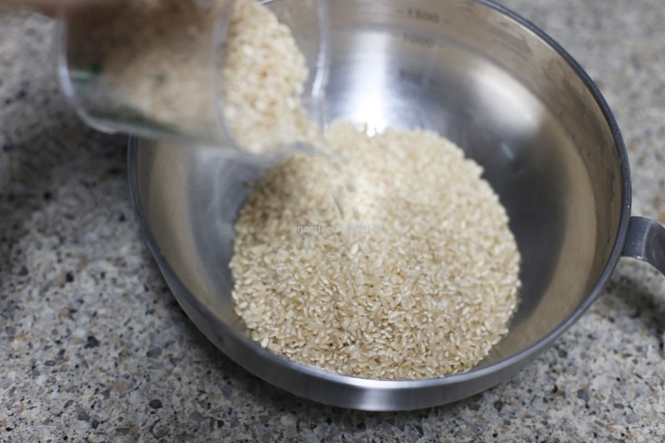 다이어트 현미밥 짓는법 현미로만 밥짓는법 물양