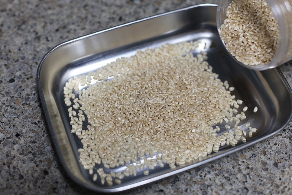 다이어트 현미밥 짓는법 현미로만 밥짓는법 물양